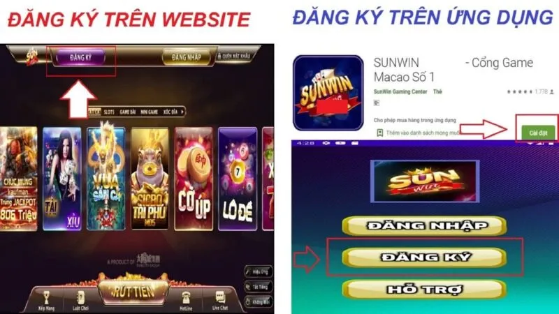 SUNWIN WIN - Khám Phá Sảnh Cờ Bạc Đỉnh Cao Chỉ vài thao tác là có ngay tài khoản trên Sunwin